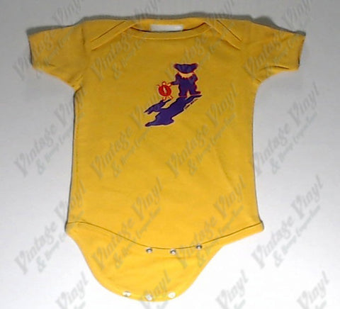 Grateful Dead - Yellow Bear Baby Onesie