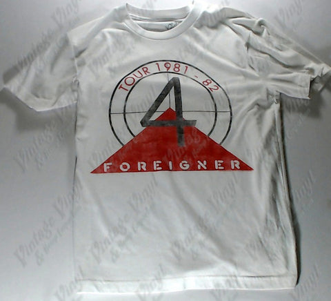 Foreigner - 4 '81-82' Tour White Shirt
