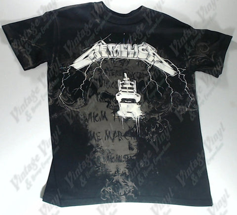 Metallica - Ride The Lightning Grey All-Over Print Shirt