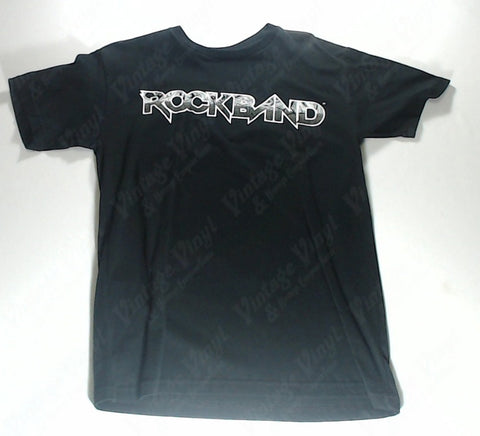 Rockband - White Logo Black Shirt