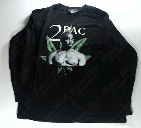 Tupac - Leaf Portrait Long Sleeve Shirt