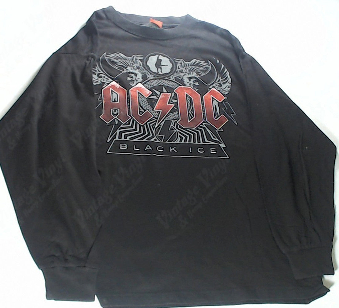AC/DC - Black Ice Long Sleeve Shirt | Vintage Vinyl Regina
