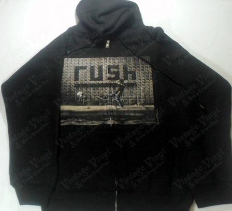 Rush - Roll The Bones Kicking Skull Zip-Up Hoodie