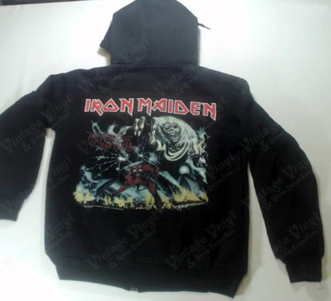 Iron Maiden - Number Of The Beast Back Print Zip-Up Hoodie