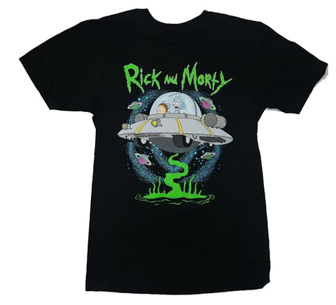 Rick and Morty- UFO Galaxy's Novelty Shirt