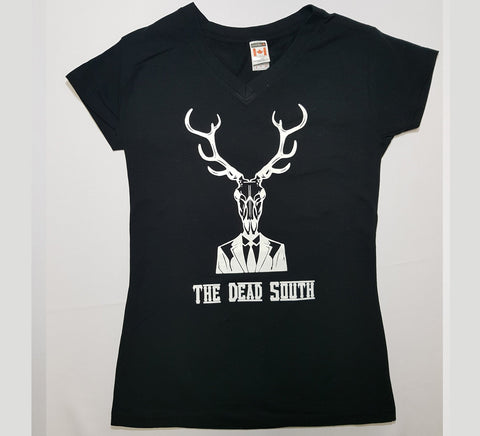 Dead South, The - Deer Skull Guy Black Girlie Shirt