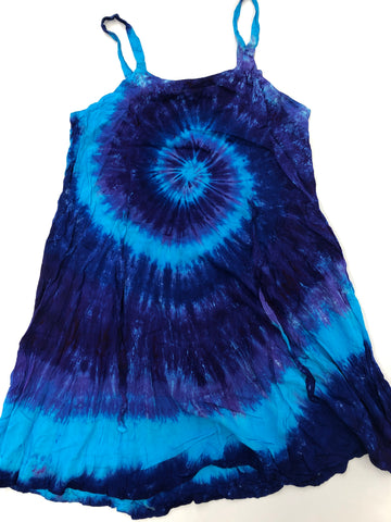 Tie Dye Rayon Dress: Size XX-Large