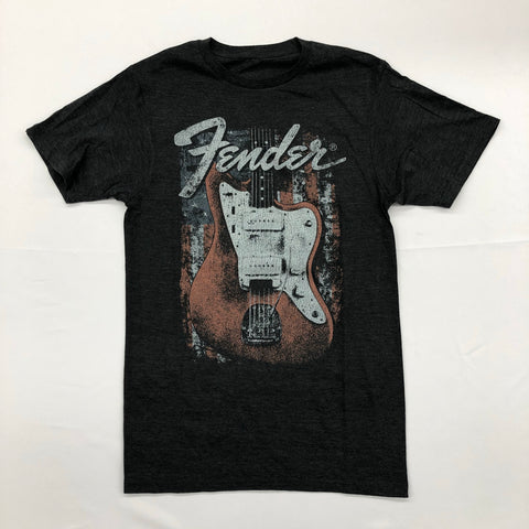Fender- Guitar Distressed Grey Shirt