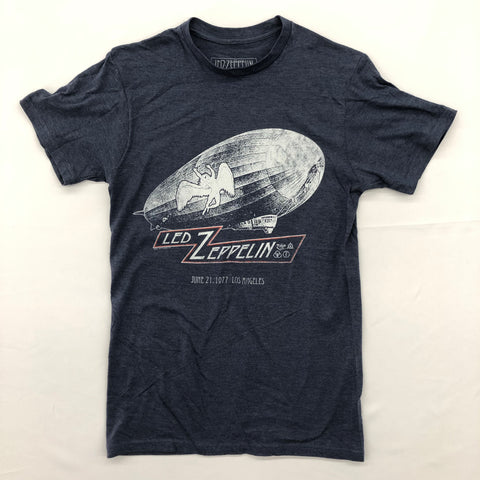 Led Zeppelin - Blimp with Name Blue Shirt