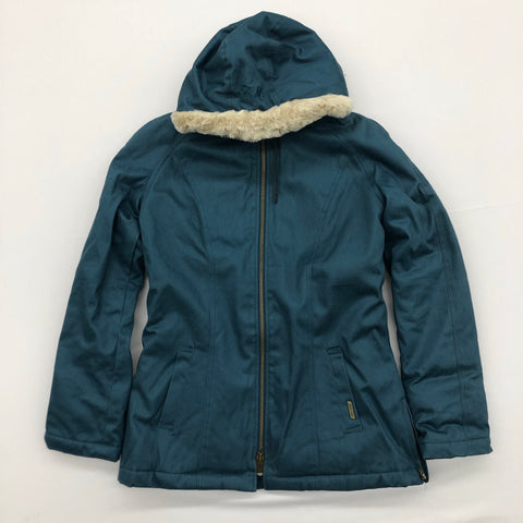 Hemp Hoodlamb Jacket- Ladies Classic Ocean Blue