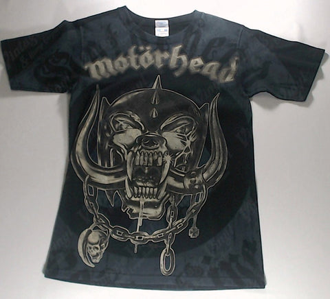 Motorhead - Snaggletooth w/ Blue All-Over Print Shirt