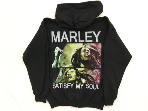 Marley, Bob - Satisfy My Soul Zip-Up Hoodie