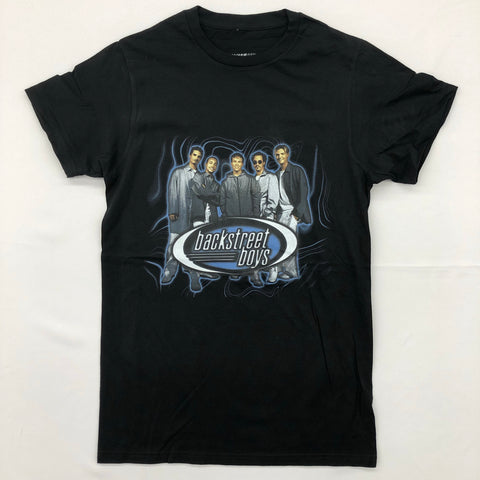 Backstreet Boys- Blue Logo & Band Black Shirt