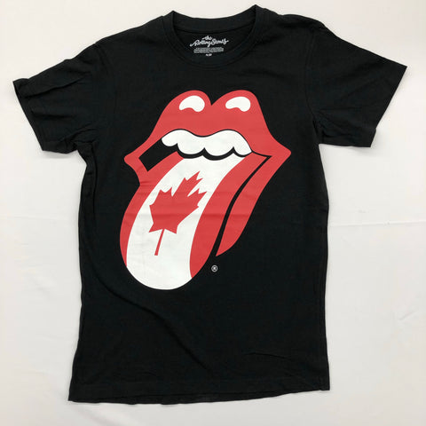 Rolling Stones, The - Canadian Tongue Black Shirt