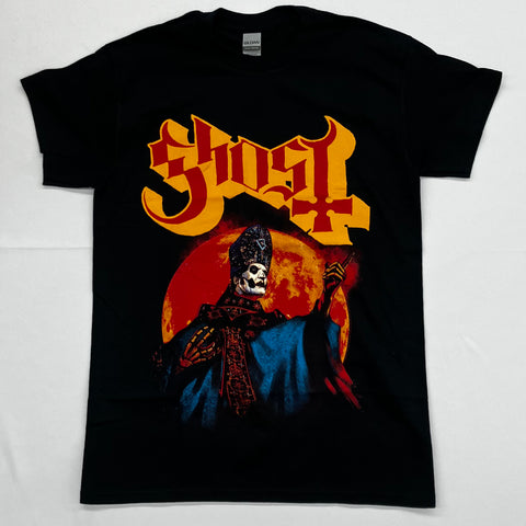 Ghost - Red Moon Black Shirt