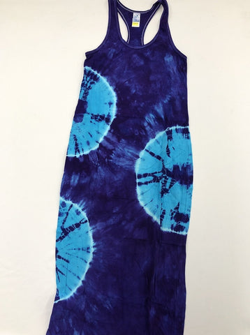 Tie Dye Maxi Dress: Size X-Small