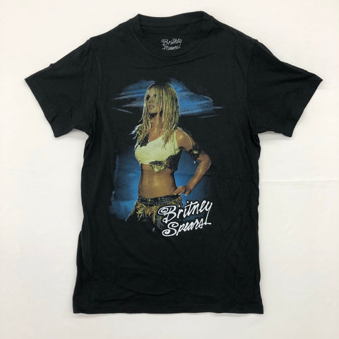 Spears, Britney- Yellow Crop Top Black Shirt