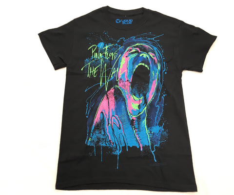 Pink Floyd - The Wall Blacklight Liquid Blue Shirt