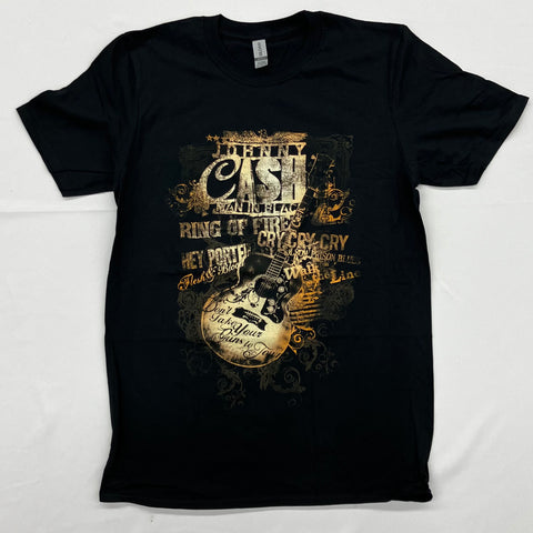 Cash, Johnny - Song Titles Black Shirt