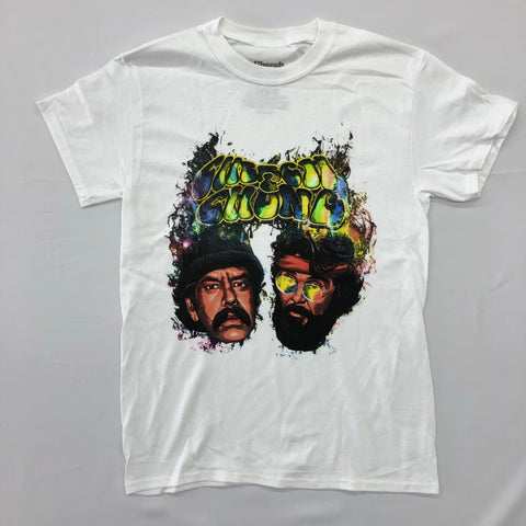 Cheech & Chong - Galaxy Heads White Shirt