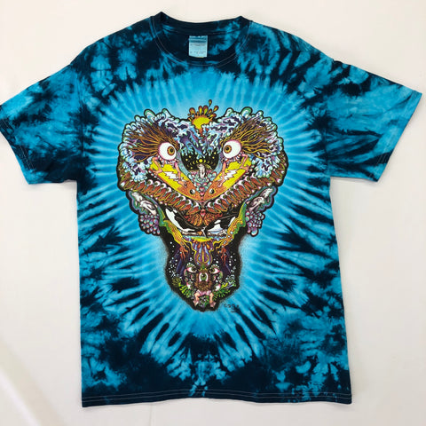 Tie Dye T-Shirt w/ Artwork: Surfers