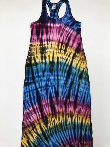 Tie Dye Maxi Dress: Size X-Small