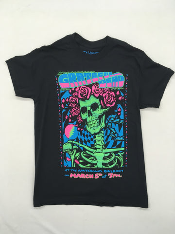 Grateful Dead - Bertha Blacklight Liquid Blue Shirt