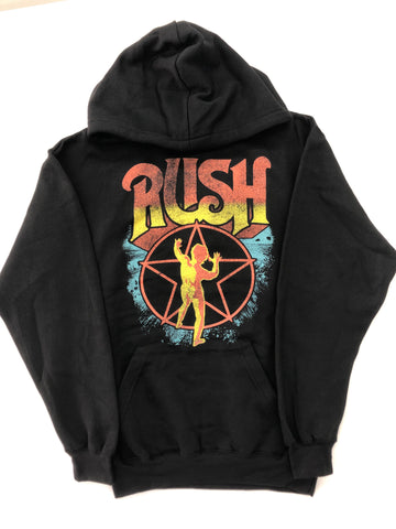 Rush - Orange Star Man Pullover Hoodie