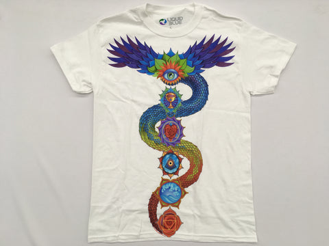 Fantasy - Chakras Novelty Liquid Blue Shirt