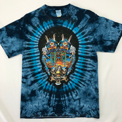 Tie Dye T-Shirt w/ Artwork: Drums N Space
