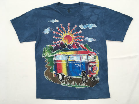 VW Bus- Batik Tour Mountain T-Shirt