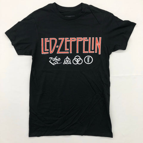 Led Zeppelin - Symbols Black Shirt