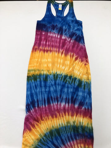 Tie Dye Maxi Dress: Size Small