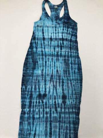 Tie Dye Maxi Dress: Size X-Small