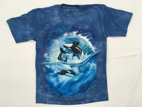 Whales- Orca Wave Mountain T-Shirt