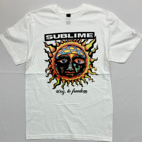 Sublime - 40 Oz to Freedom White Shirt