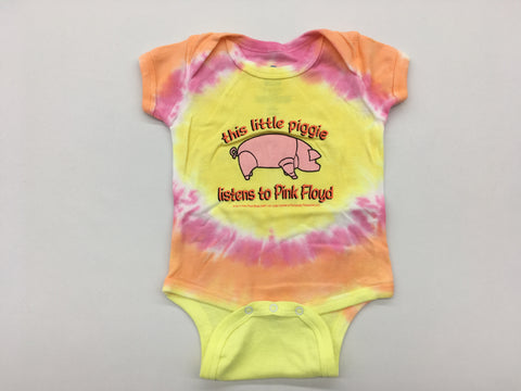 Pink Floyd - This Lil Piggy Liquid Blue Baby Onesie