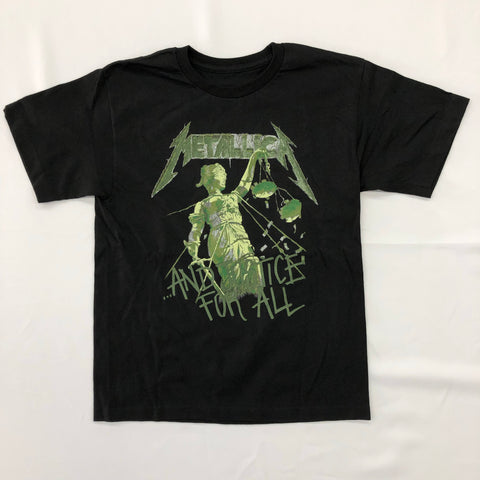 Metallica - …And Justice For All Green Artwork Black Shirt