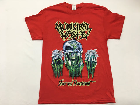 Municipal Waste - Slime and Punishment Red Shirt