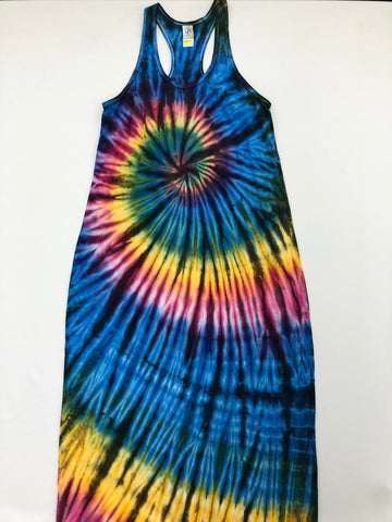 Tie Dye Maxi Dress: Size Large