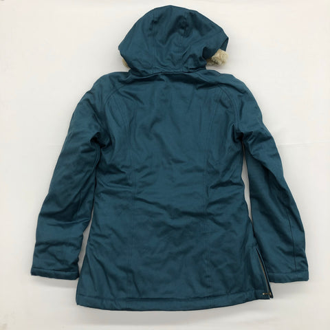 Hemp Hoodlamb Jacket- Ladies Classic Ocean Blue