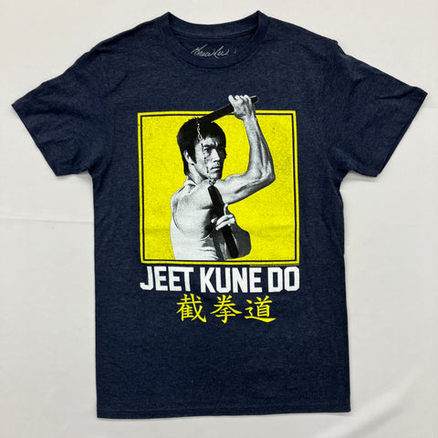 Lee, Bruce - Nunchaku Navy Novelty Shirt