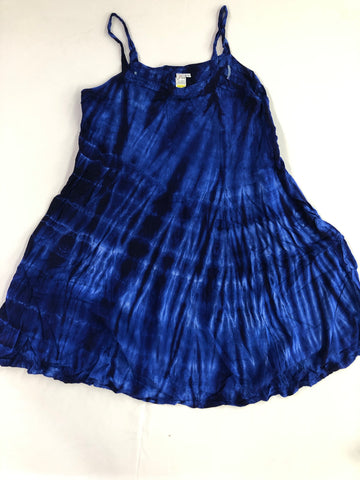 Tie Dye Rayon Dress: Size Small