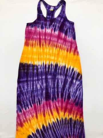 Tie Dye Maxi Dress: Size Large