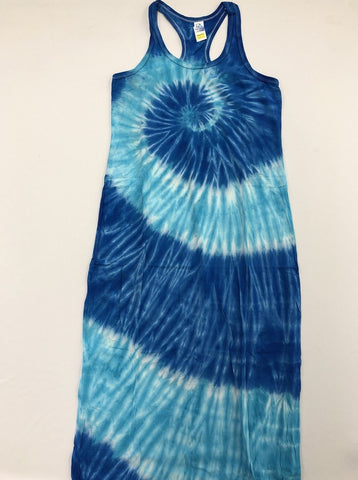 Tie Dye Maxi Dress: Size Medium
