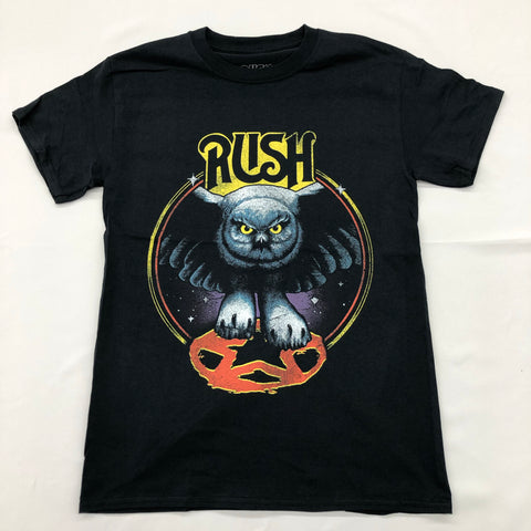 Rush - Owl & Star Black Shirt
