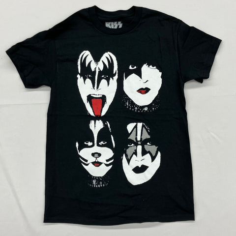 Kiss - Faces Black Shirt