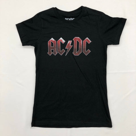 AC/DC - Classic Red Logo Girlie Shirt