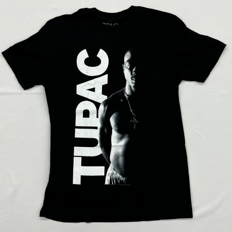 Tupac - Half Silhouette Black Shirt