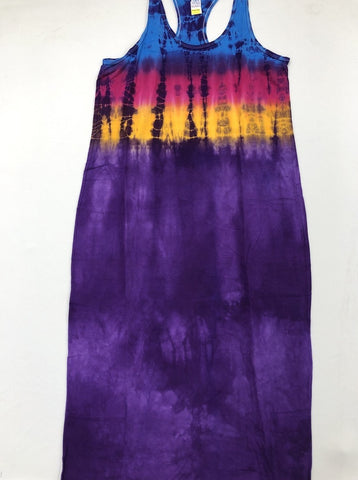 Tie Dye Maxi Dress: Size X-Small